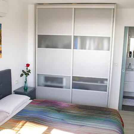 公寓 Luxus Ferienwohnung Meerblick 阿德耶